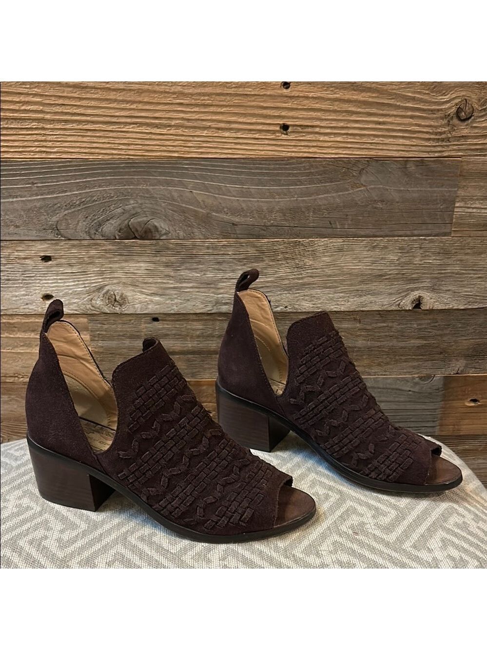 Band Of Gypsies Come Back On Chocolate Slip-On Bootie, Size 7